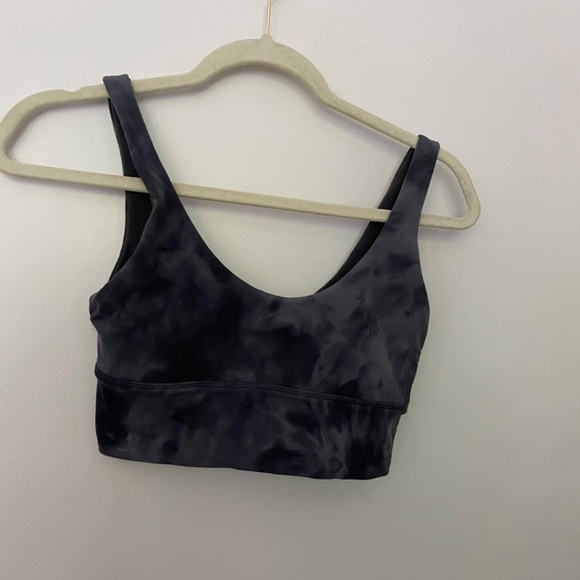 Lululemon Align Reversible Sports Bra in Diamond Dye and Dark Grey Sz 6 - Picture 2 of 6